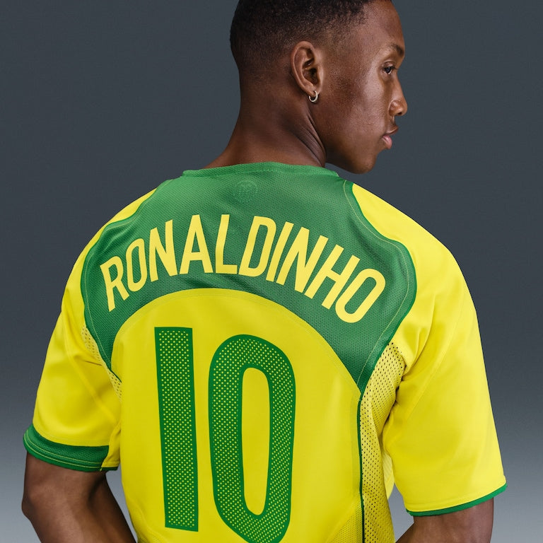 Camisa Brasil Nike Reedição Total 90 Ronaldinho Masculina