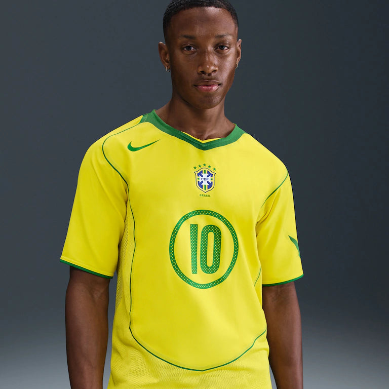 Camisa Brasil Nike Reedição Total 90 Ronaldinho Masculina