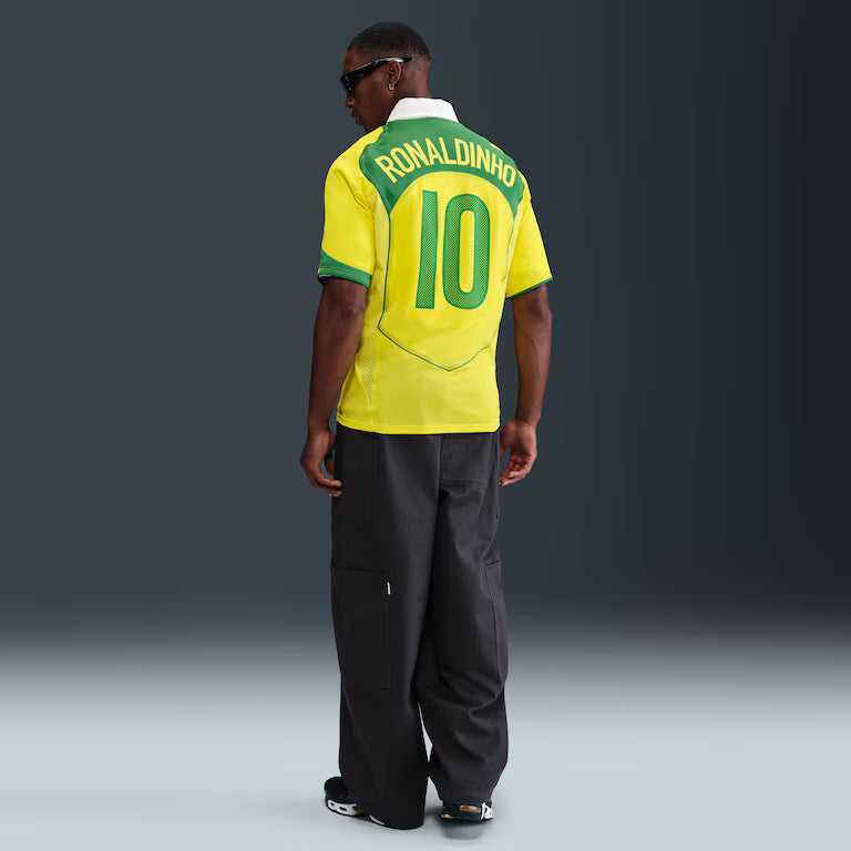 Camisa Brasil Nike Reedição Total 90 Ronaldinho Masculina
