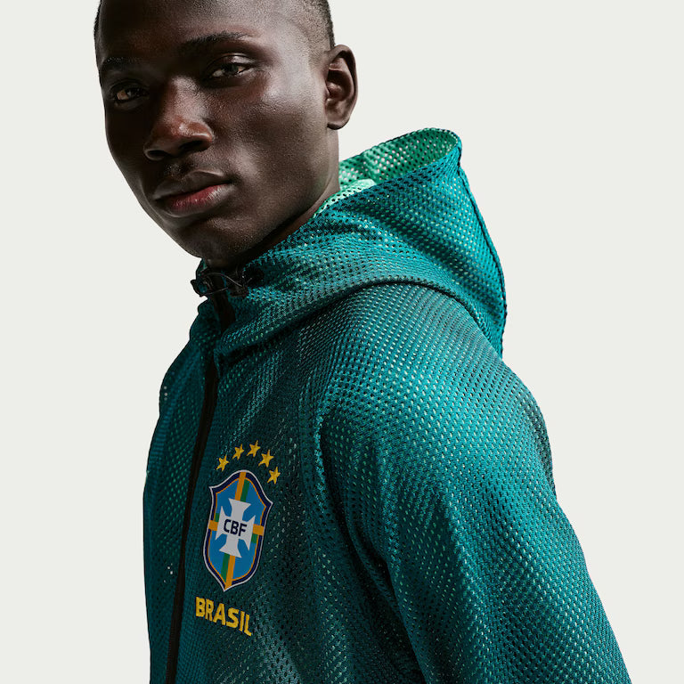 Jaqueta Brasil Dri-FIT Nike Knit Hino Masculina