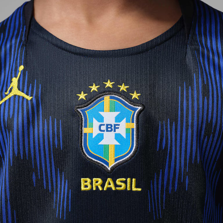 Camisa Brasil Jordan II 2026/27 Torcedor Pro Criança