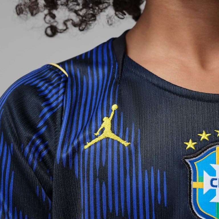 Camisa Brasil Jordan II 2026/27 Torcedor Pro Criança
