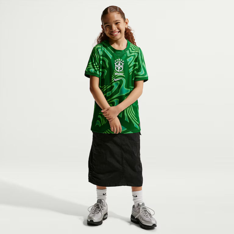Camisa de Goleiro Brasil Nike II 2026/27 Torcedor Pro Infantil