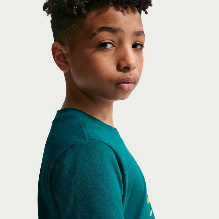 Camiseta Brasil Nike Crest Infantil