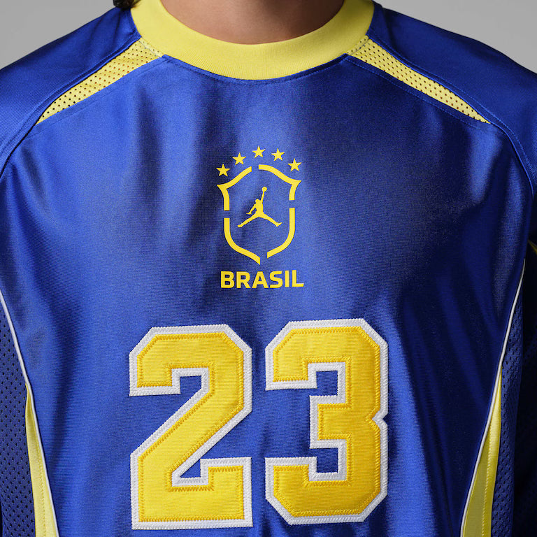 Camiseta Brasil Jordan Manga Longa Goalie Masculina