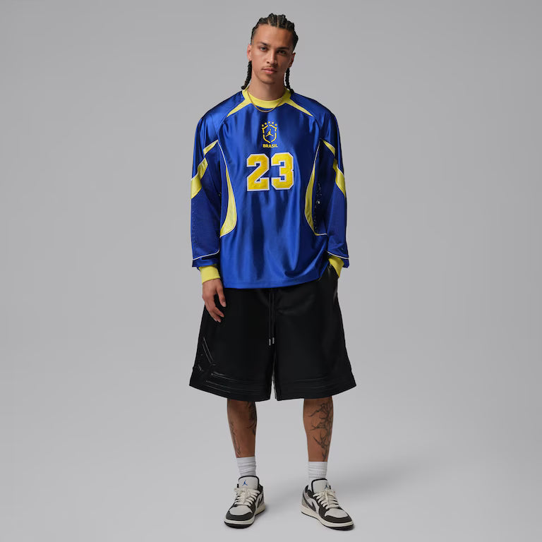 Camiseta Brasil Jordan Manga Longa Goalie Masculina