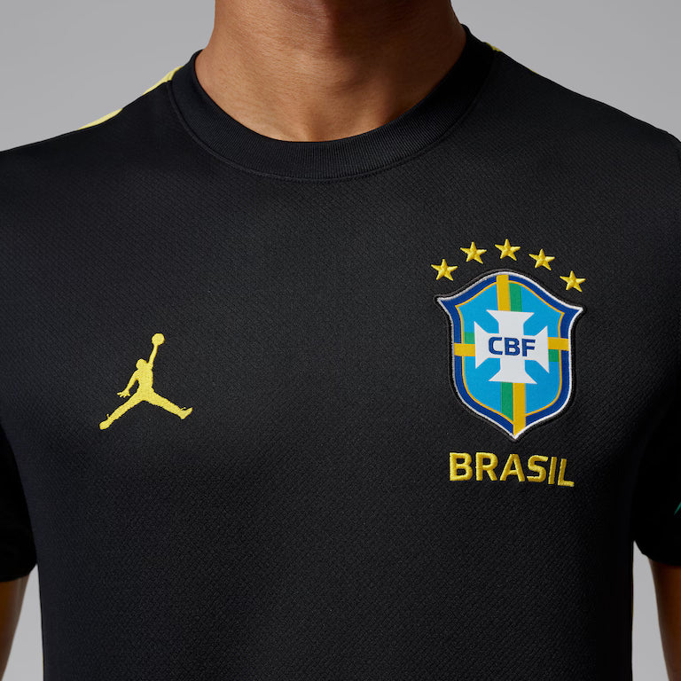 Camiseta Brasil Dri-FIT Jordan Strike 2026 Treino Masculina