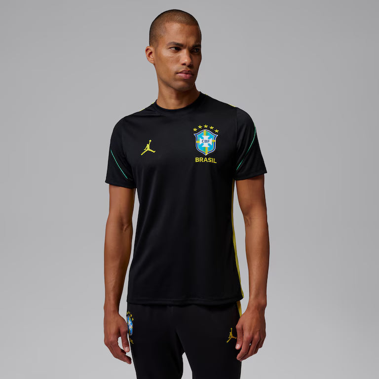 Camiseta Brasil Dri-FIT Jordan Strike 2026 Treino Masculina