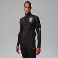 Camiseta Brasil Jordan Manga Longa Strike Drill 2026 Treino Masculina