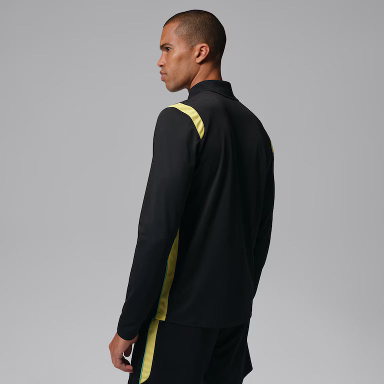 Camiseta Brasil Jordan Manga Longa Academy Pro 2026 Treino Masculina