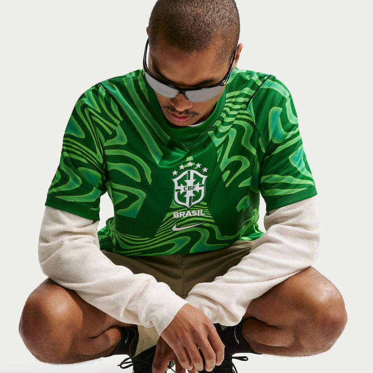 Camisa de Goleiro Brasil Nike 2026 Torcedor Pro Masculina